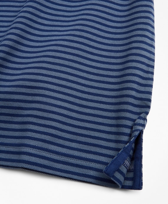 Slim Fit Feeder Stripe Polo Shirt