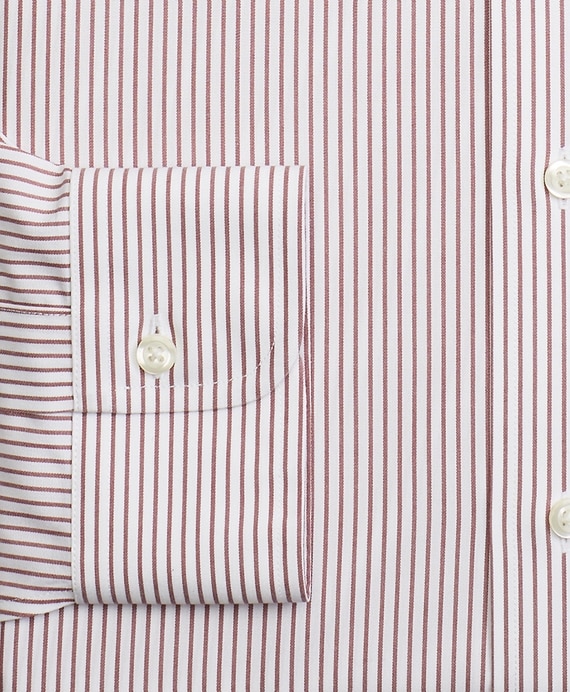 Stretch Regent Fitted Dress Shirt, Non-Iron Stripe