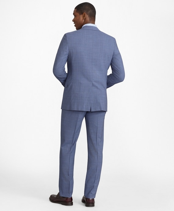 Regent Fit BrooksCool® Subtle Plaid Suit