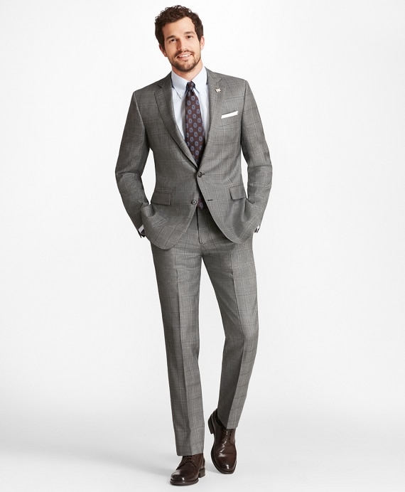 Regent Fit Plaid 1818 Suit