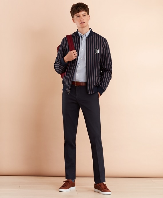 Stretch Cotton Twill Trousers