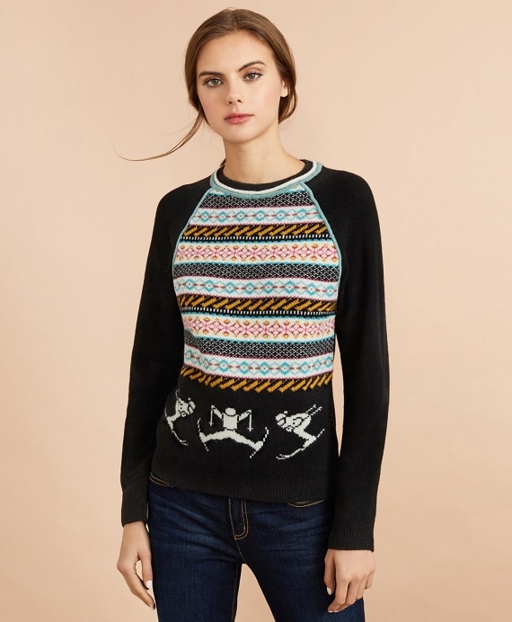 Stretch Merino Wool Skier Sweater