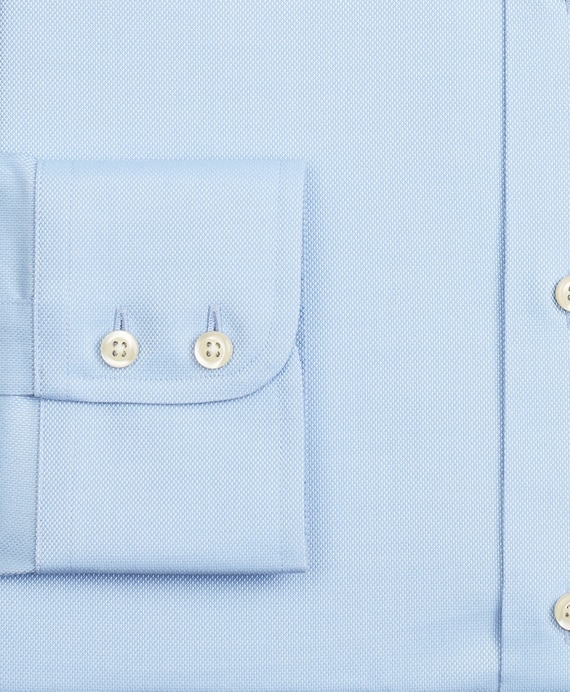 Stretch Milano Slim-Fit Dress Shirt, Non-Iron Royal Oxford Ainsley Collar