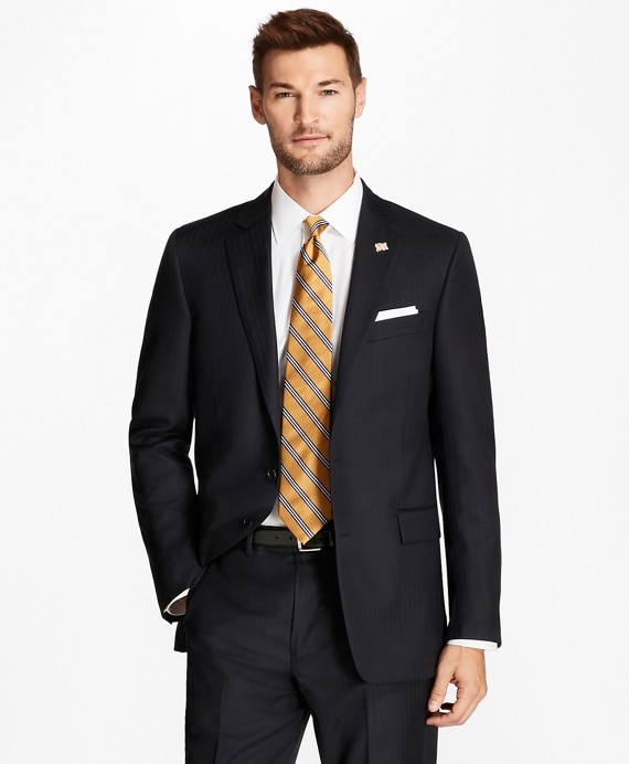 Regent Fit Blue Herringbone 1818 Suit