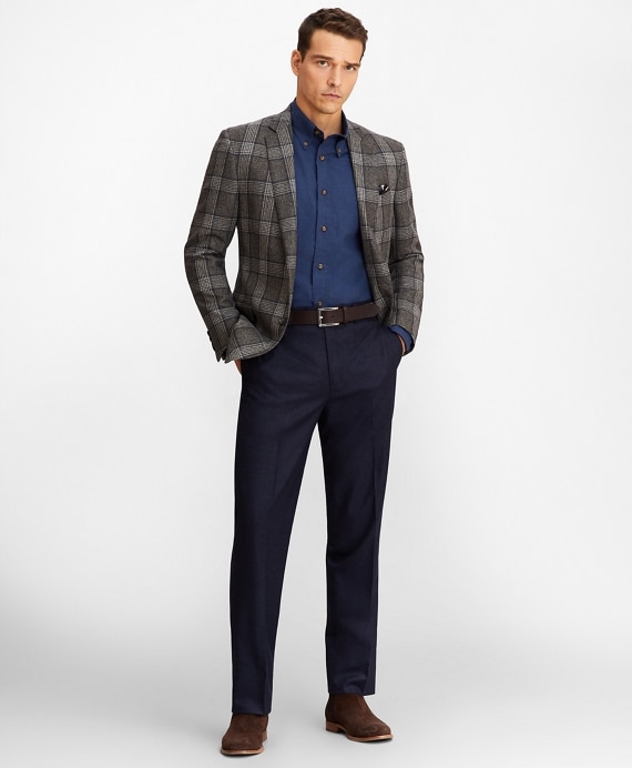 Regent Fit Large Check Sport Coat