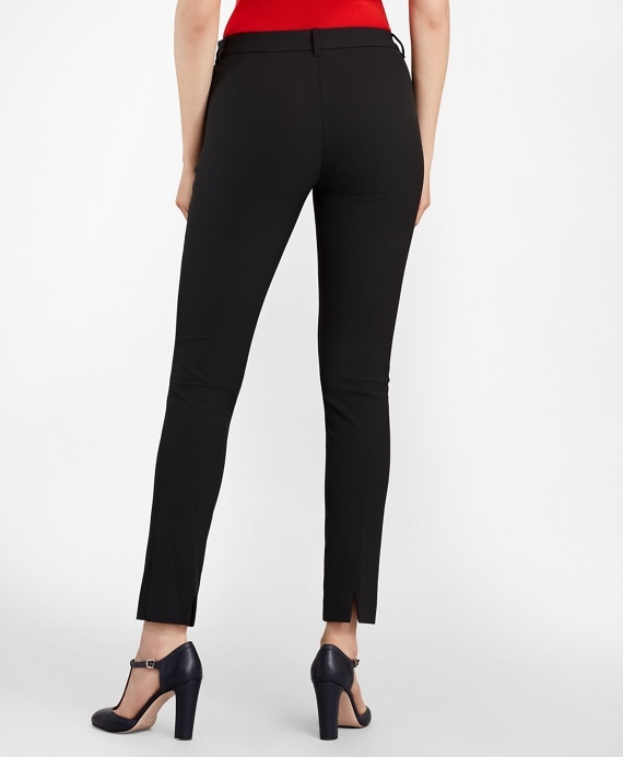 Slim-Fit Stretch-Cotton Twill Ankle Pants