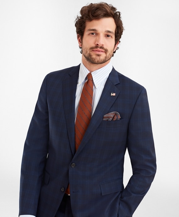 Regent Fit Glen Plaid 1818 Suit