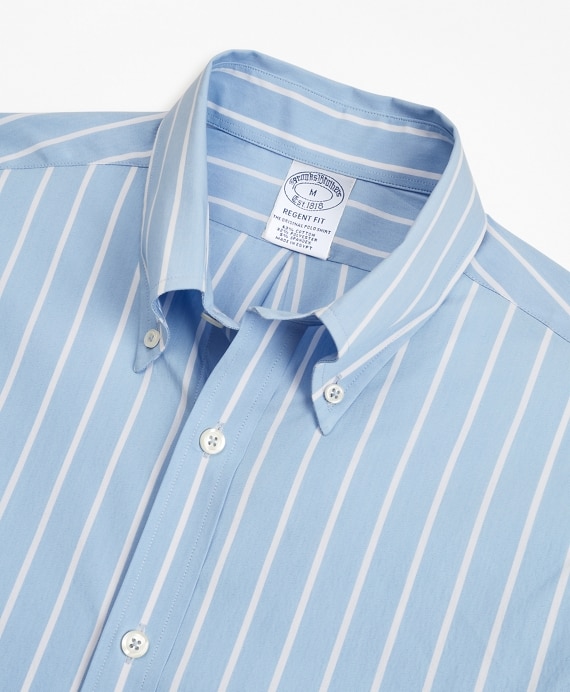 Regent Fitted Sport Shirt, Performance Series with COOLMAX®, Ground Stripe