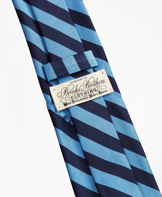 Limited Edition Archival Collection BB#4 Striped Rep with Crest Silk Tie