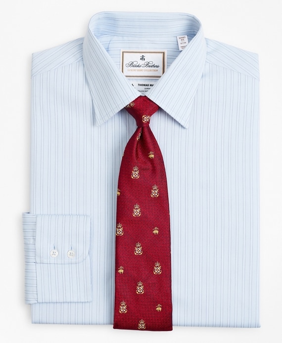 Luxury Collection Soho Extra-Slim-Fit Dress Shirt, Franklin Spread Collar Textured Stripe