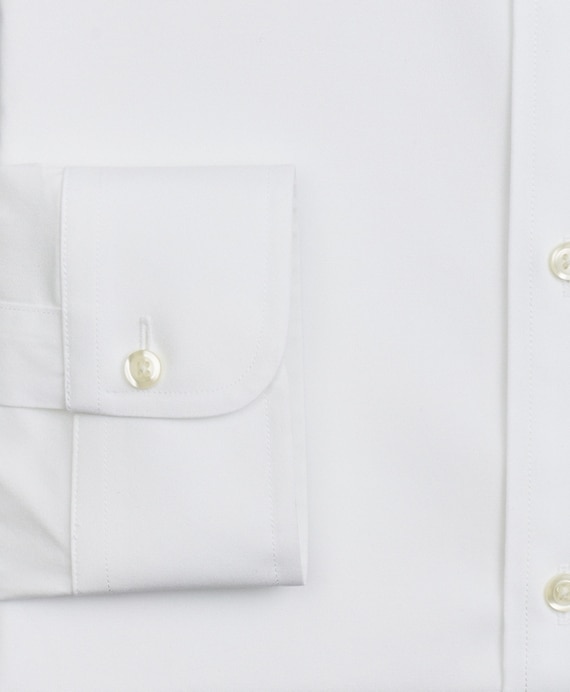 Stretch Milano Slim-Fit Dress Shirt, Non-Iron Poplin Ainsley Collar