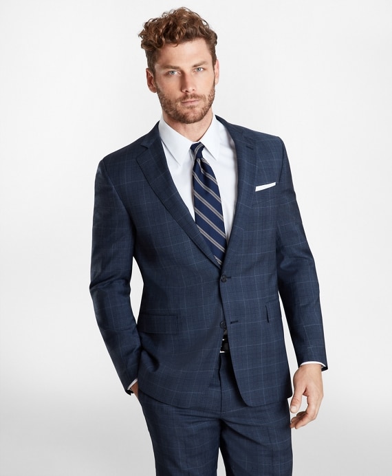 Regent Fit Plaid 1818 Suit