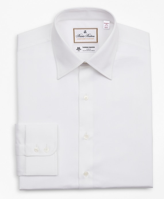Luxury Collection Madison Classic-Fit Dress Shirt, Franklin Spread Collar Herringbone