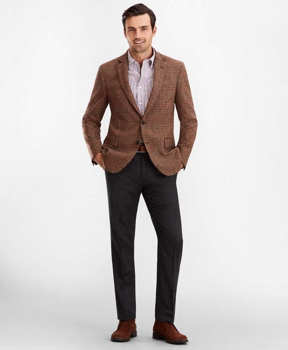 Regent Fit Plaid Sport Coat