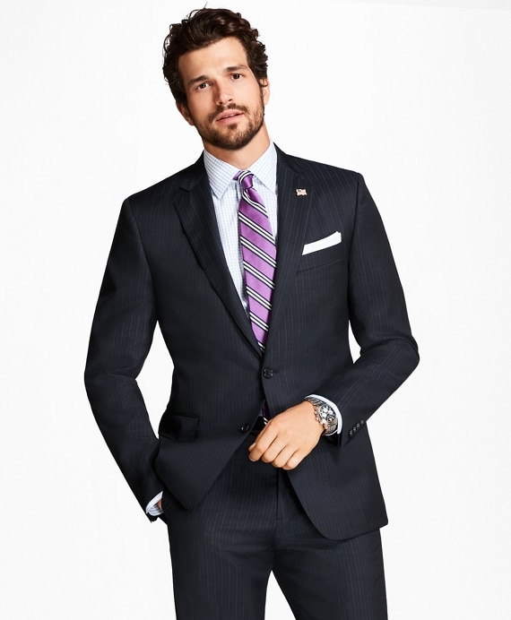 Regent Fit Tic Alternating Stripe 1818 Suit