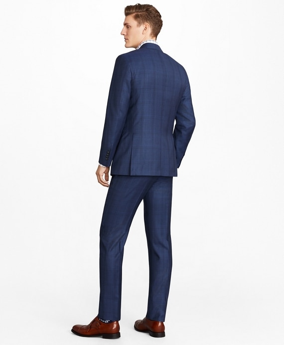 Milano Fit Three-Button Plaid 1818 Suit