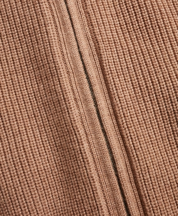 Washable Merino Wool Full-Zip Sweater