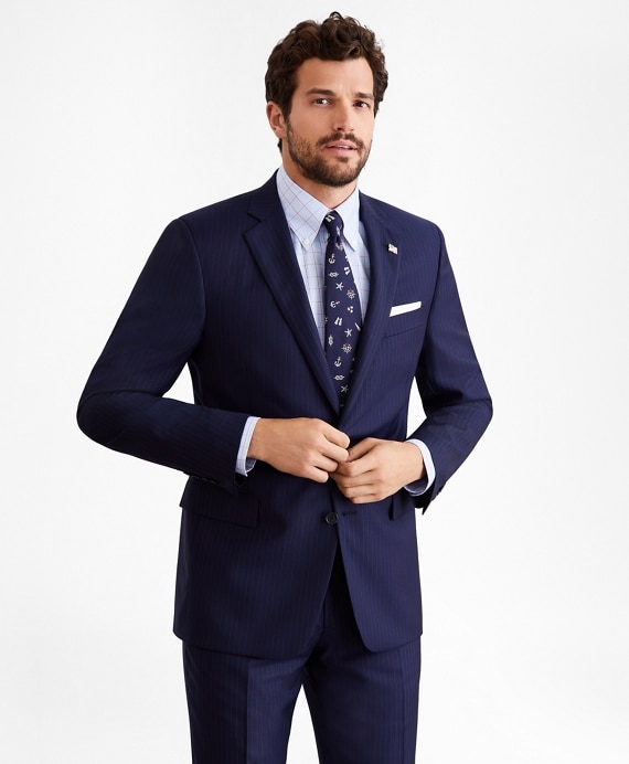 Regent Fit Two-Button Stripe 1818 Suit