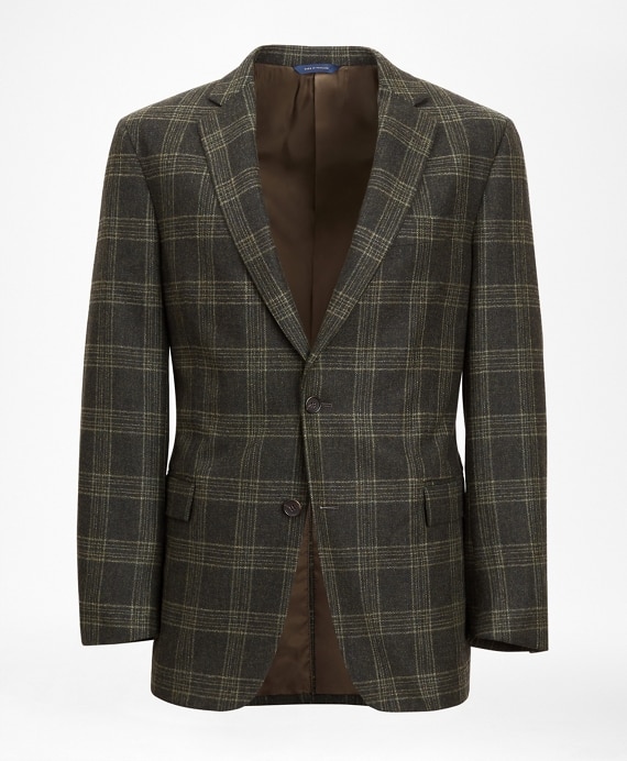 Regent Fit Green Plaid Sport Coat