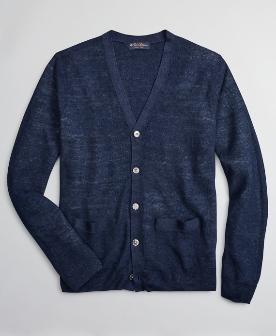 Textured Linen Cardigan