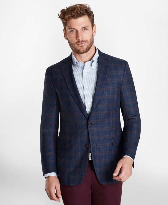 Regent Fit Multi-Plaid Sport Coat