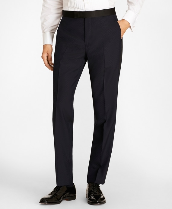 Regent Fit One-Button Jacquard Tuxedo