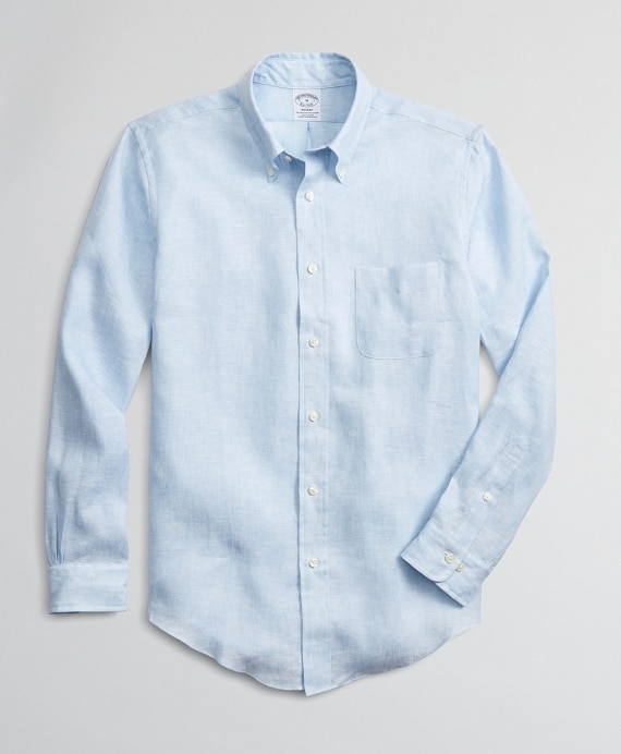 Regent Fitted Sport Shirt, Irish Linen