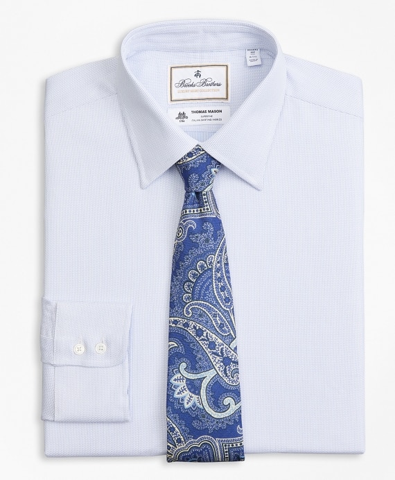Luxury Collection Regent Fitted Dress Shirt, Franklin Spread Collar Broken Stripe