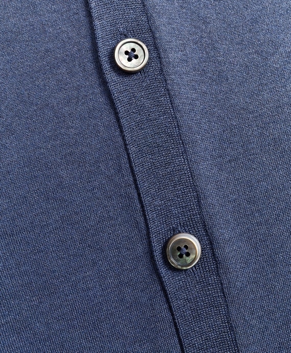 Golden Fleece® 3-D Knit Fine-Gauge Silk Cardigan Sweater