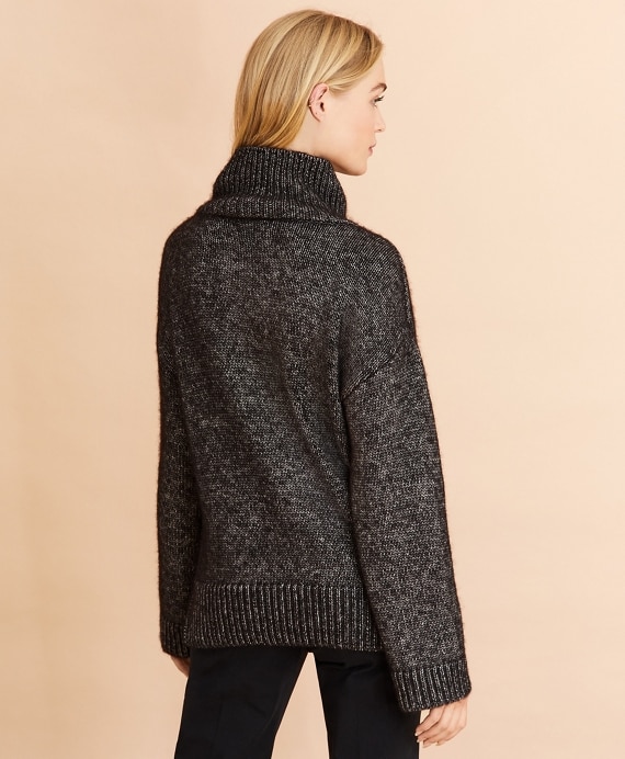 Marled Cotton-Alpaca Oversized Sweater