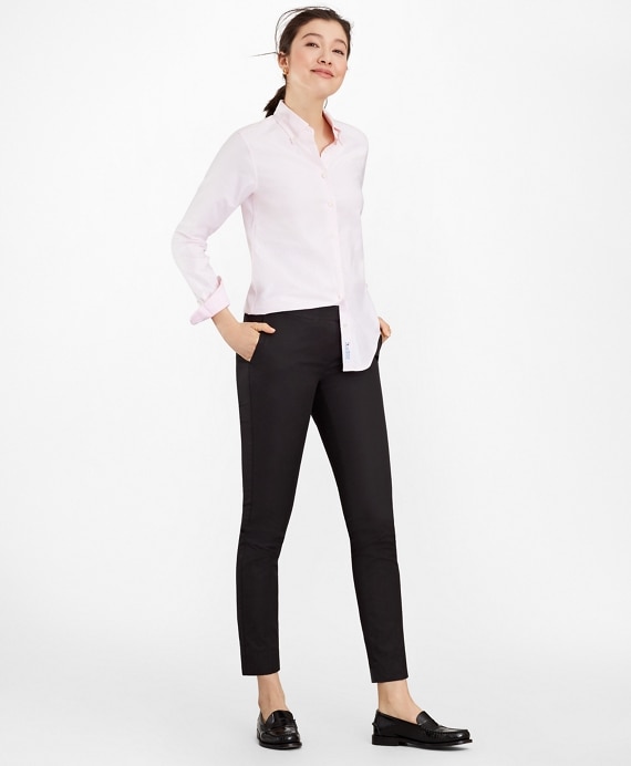 Classic-Fit Supima® Cotton Oxford Stripe Button-Down Shirt