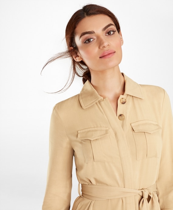 Twill Shirt Dress
