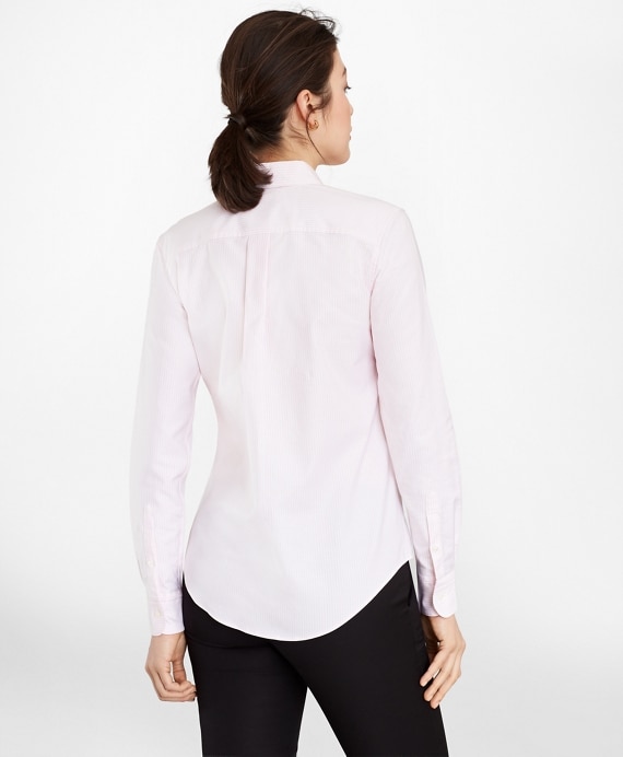 Classic-Fit Supima® Cotton Oxford Stripe Button-Down Shirt