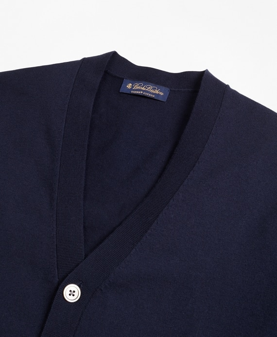 Supima® Cotton V-Neck Cardigan