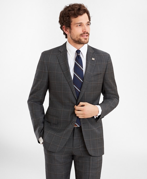 Regent Fit Multi-Plaid 1818 Suit