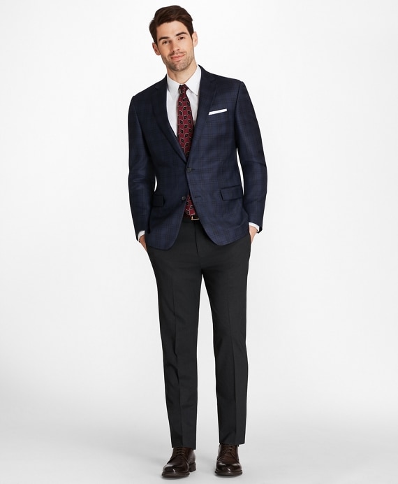 Regent Fit Blue Plaid with Deco Sport Coat