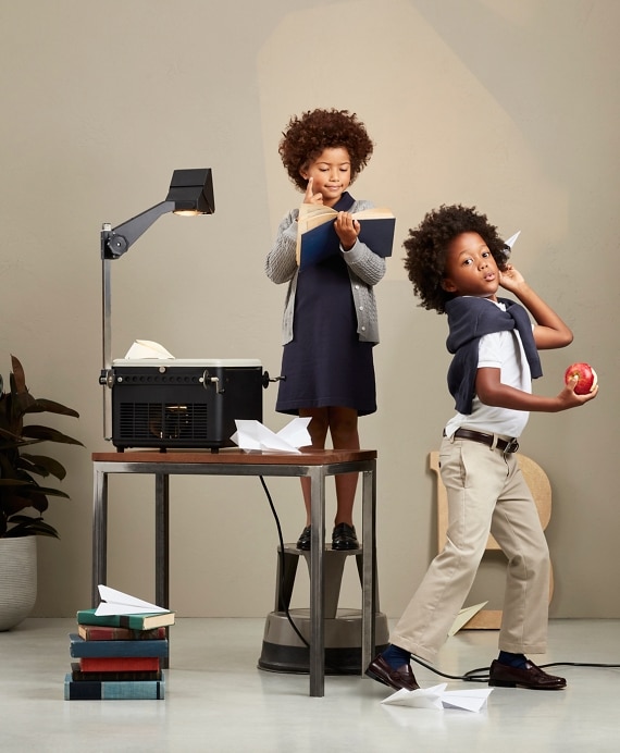 Girls Long-Sleeve Polo Dress