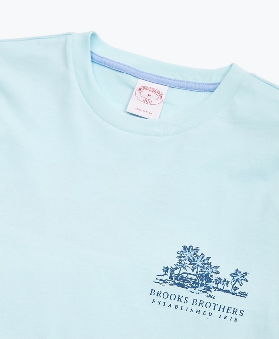 Hawaii-Print Cotton Jersey T-Shirt