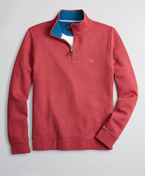 Brushed French Terry Half-Zip