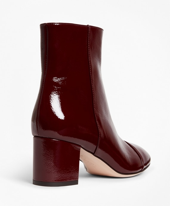 Patent Leather Ankle Boots