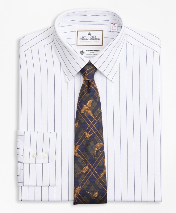 Luxury Collection Madison Classic-Fit Dress Shirt, Franklin Spread Collar Pinstripe