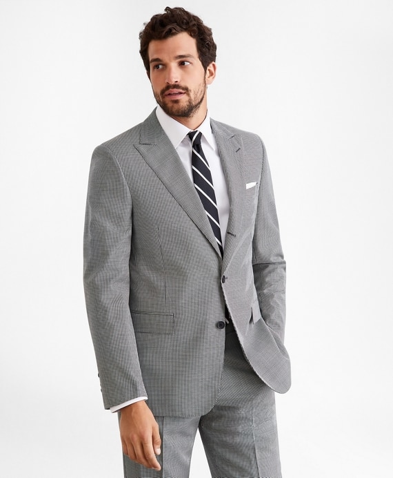 Regent Fit Three-Button Houndstooth 1818 Suit