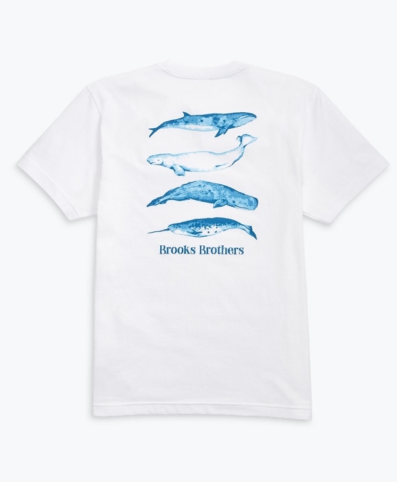 Whale-Print Cotton Jersey T-Shirt