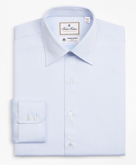 Luxury Collection Madison Classic-Fit Dress Shirt, Franklin Spread Collar Herringbone