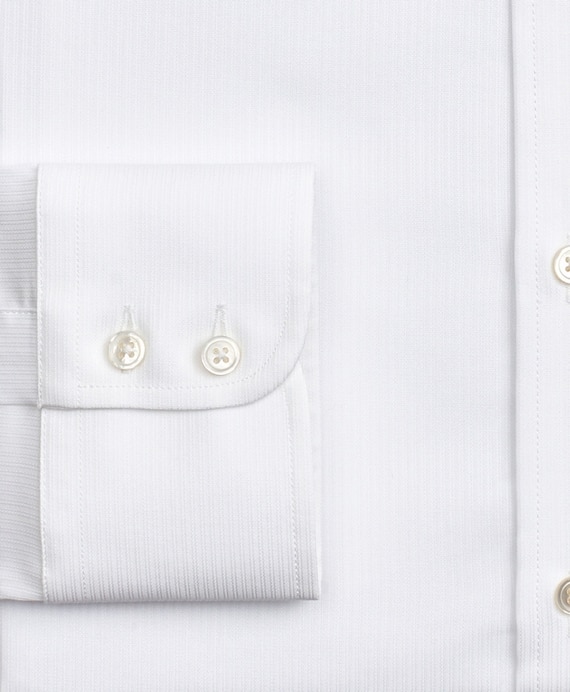 Luxury Collection Milano Slim-Fit Dress Shirt, Button-Down Collar Self-Stripe