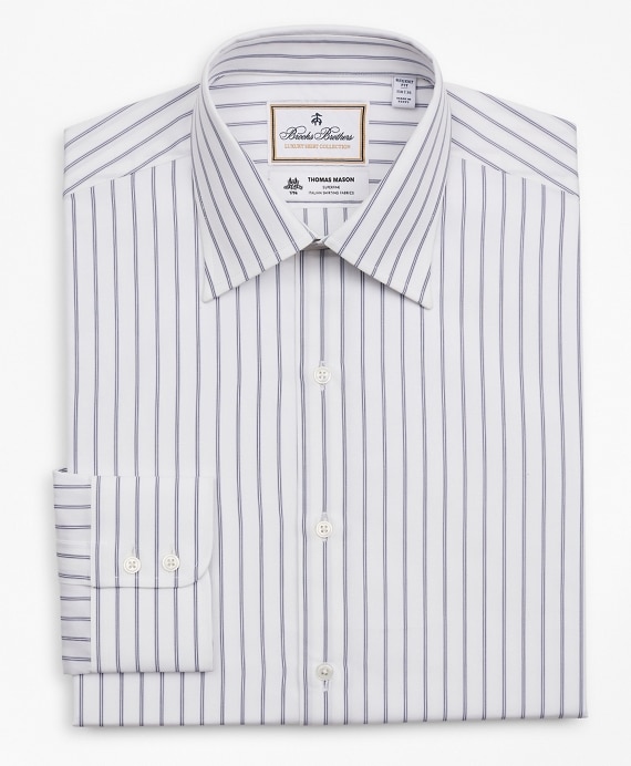 Luxury Collection Regent Fitted Dress Shirt, Franklin Spread Collar Micro-Outline Stripe