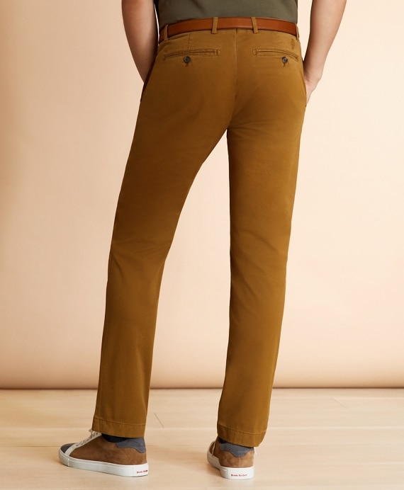Slim-Fit Garment-Dyed Stretch Chinos
