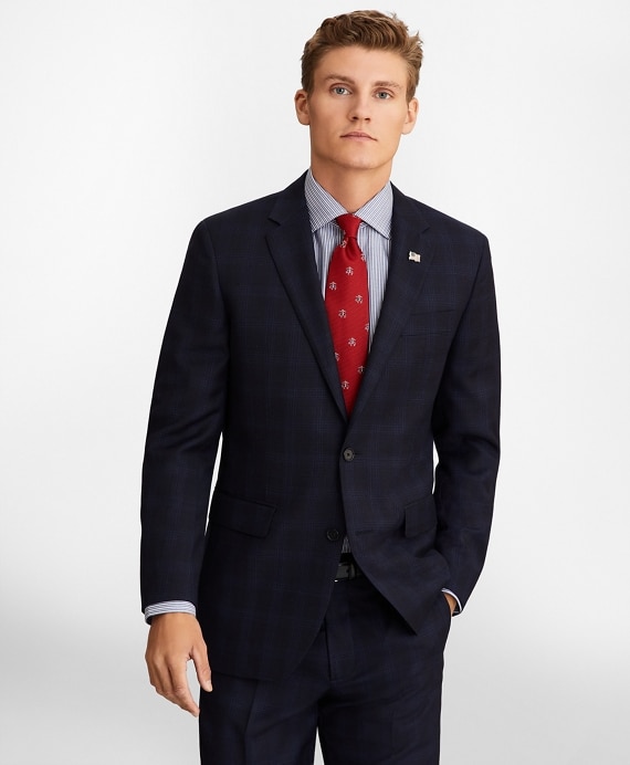 Milano Fit Plaid 1818 Suit