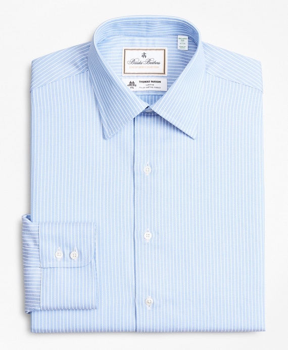 Luxury Collection Milano Slim-Fit Dress Shirt, Franklin Spread Collar Ground Stripe
