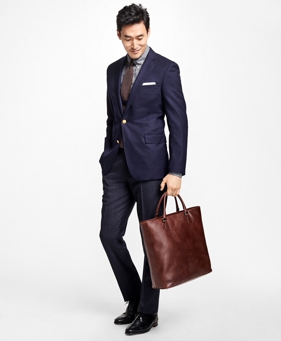 Regent Fit Doeskin Stretch Wool Blazer